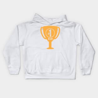 Number One ABA (Hebrew Dad) Trophy Kids Hoodie